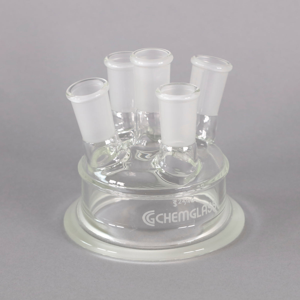 Chemglass Five Neck Reaction Vessel Lid #CG-1946-D-01 – ReLAB