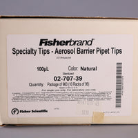 Fisherbrand 100uL Aerosol Barrier Pipet Tips #02-707-39